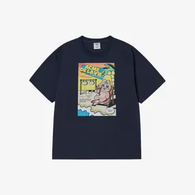 Acme De Lavie | Áo thun Seaside Resort OPANCHU USAGI Xanh navy