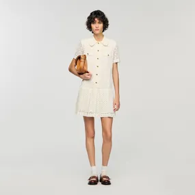 [🛒🇻🇳]Đầm ngắn phối cổ bèo – , SKU – SFPRO04428 – sandro.com.vn 🇻🇳🛒Top1Shop🛒 🇻🇳Top1Vietnam🇻🇳 🛍🛒🇻🇳