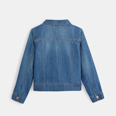 Áo khoác denim 565 Xanh đá