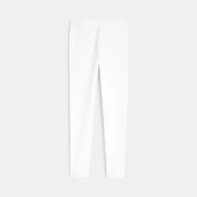 Quần legging trơn màu 4A Trắng ecru