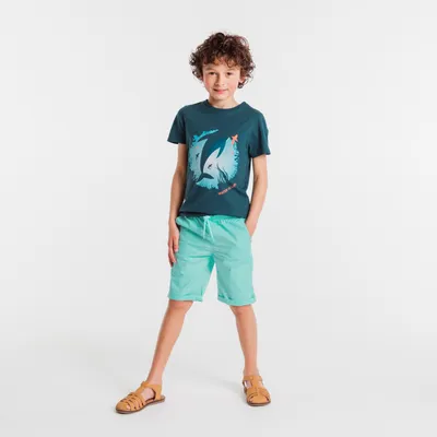 Quần đùi bermuda vải dáng ôm