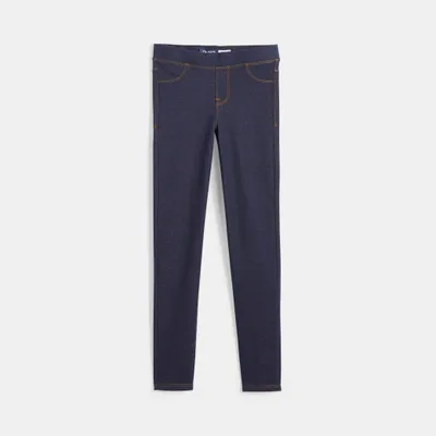 Quần jegging co giãn 565 Xanh tím than