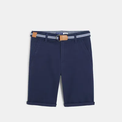 Quần short bermuda kèm thắt lưng