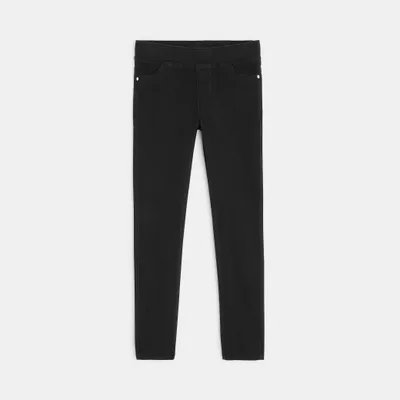 Quần tregging vải 566 Đen
