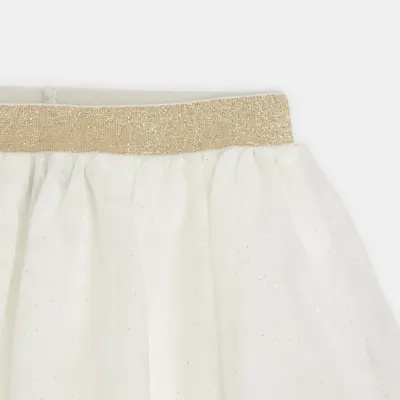 Váy tutu sequin 570 Trắng ngà