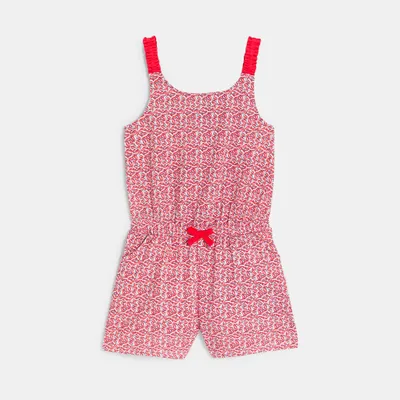 Bộ playsuit hai dây 8A Đỏ