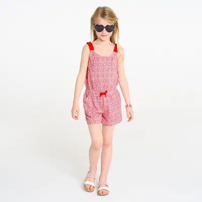 Bộ playsuit hai dây 8A Đỏ