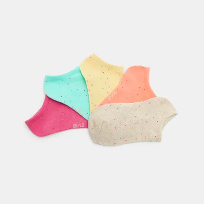 Tất chấm bi (Set 5 đôi) 23/26 Nhiều màu
