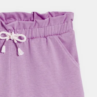 Quần short jersey 4A Tím