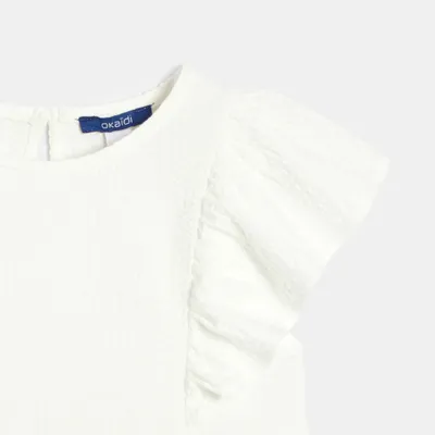 Áo cánh bướm retro 14A Trắng ngà