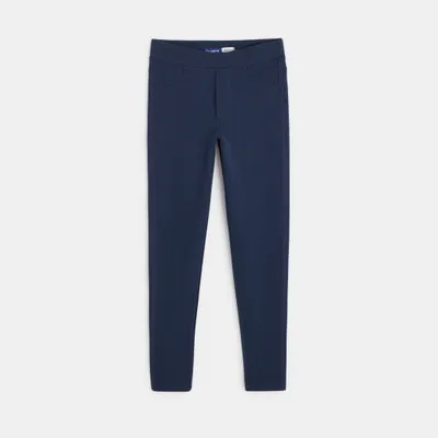 Quần legging milano jersey màu trơn 568 Xanh Navy