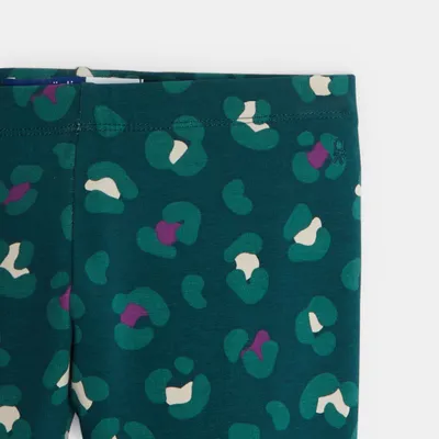 Quần legging in họa tiết 10A Xanh dương