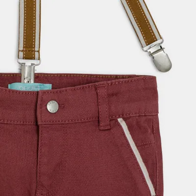 Quần short bermuda có đai 6M Tím