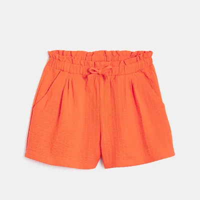 Quần short jersey mềm in họa tiết 3A Cam