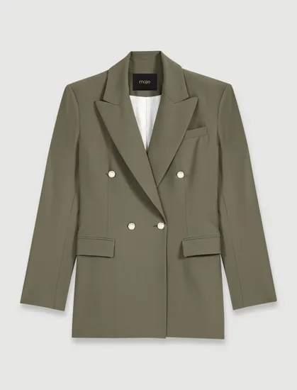 Áo khoác blazer ôm vừa vặn  T34 Kaki