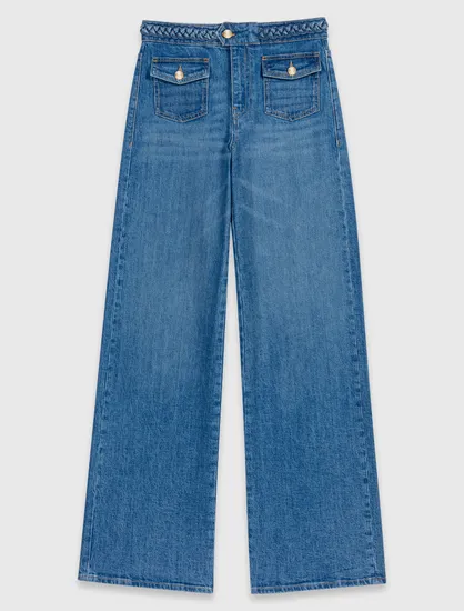 Quần jean ống loe T34 Xanh dương