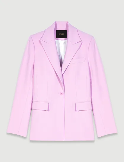 Áo khoác blazer ôm nhẹ 182 Hồng