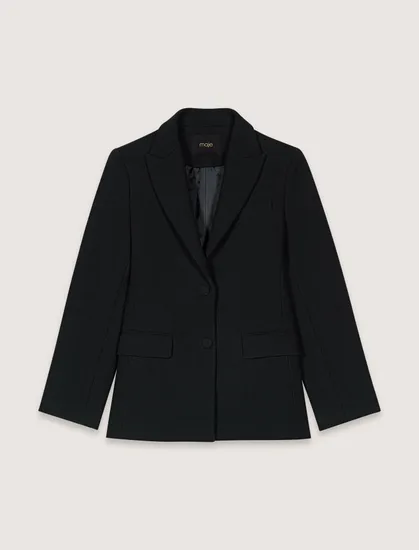 Áo khoác vest dáng ôm vừa vặn T36 Đen