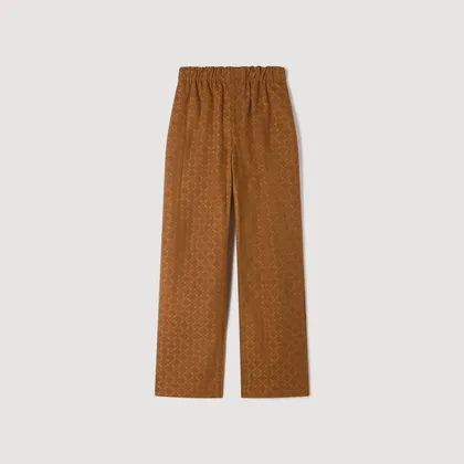 Quần jeans ống rộng Square Cross 30 Camel