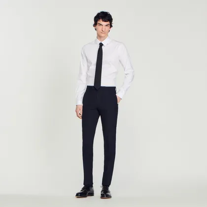 Quần âu len 42 Xanh navy