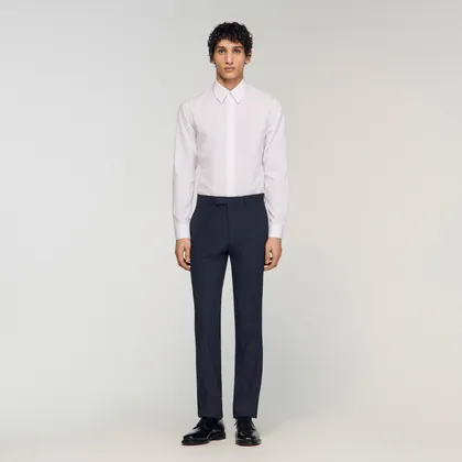 Áo sơ mi cotton S Trắng