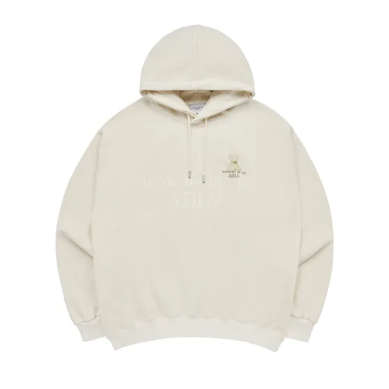 Áo Hoodie Fuzzy Bear Trắng Ngà