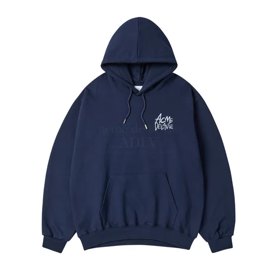 Áo Hoodie Doodle Rabbit Xanh Navy