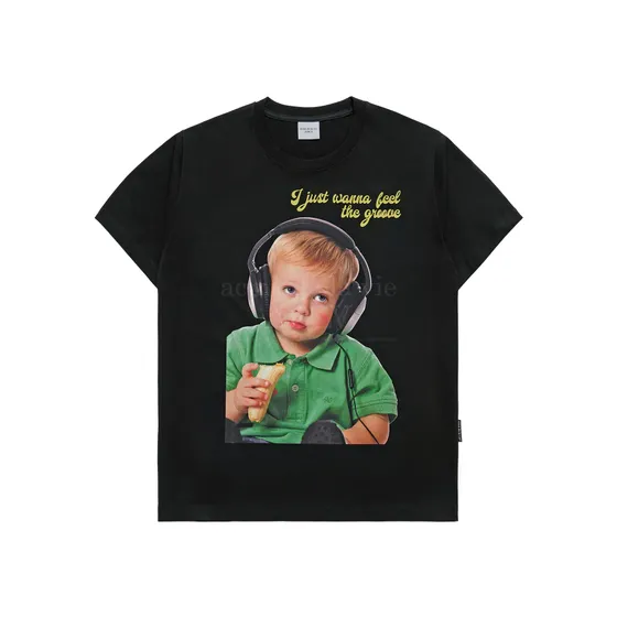 &Aacute;o Thun ADLV Baby Face Headset Boy Lettering Đen