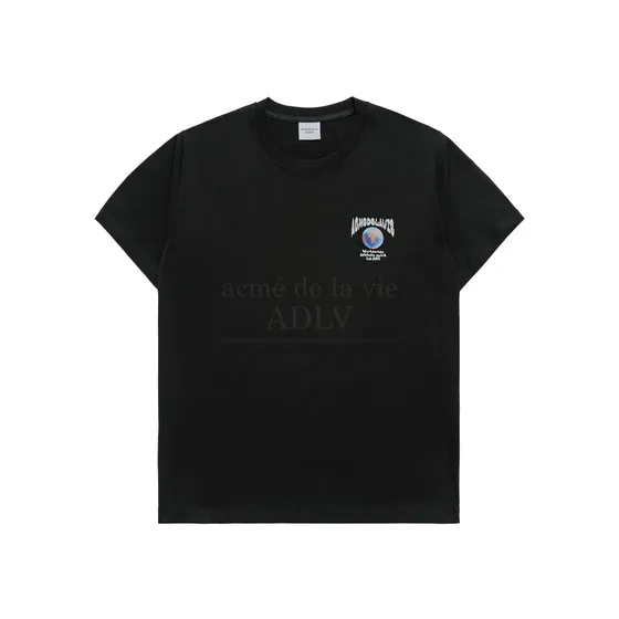 &Aacute;o Thun ADLV  World Wide Globe Bear Artwork Đen