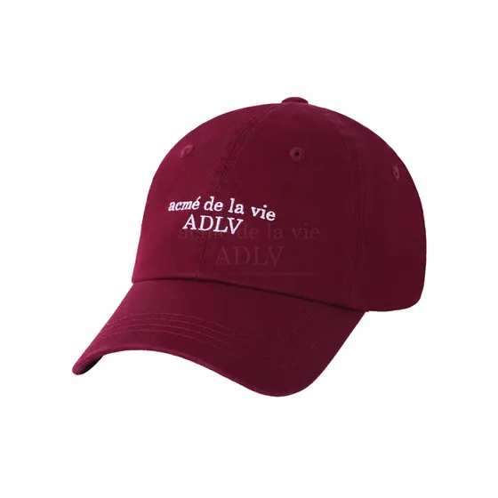 Mũ B&oacute;ng Ch&agrave;y Basic Small Logo Ball Đỏ