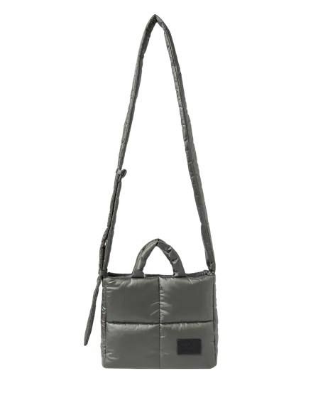 Túi tote chần bông Mini Square Than chì