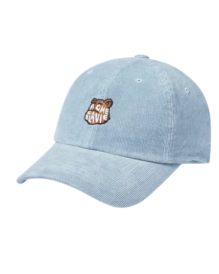 Mũ Bóng Chày AC Bear Corduroy Xanh dương