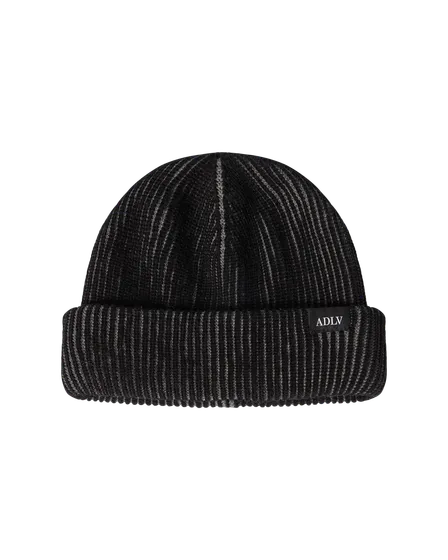 Mũ Beanie Two Tone Label Point Đen