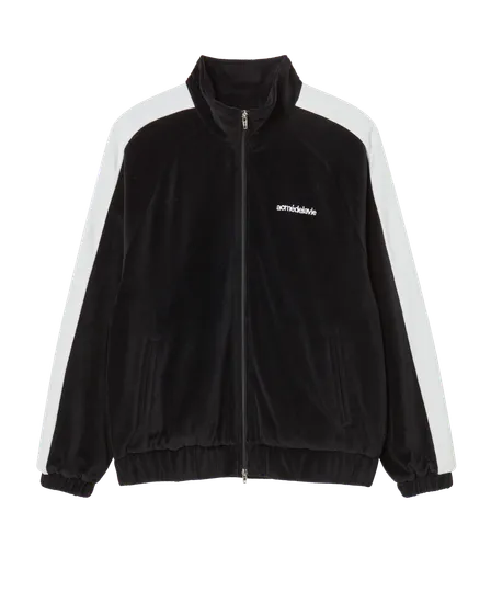 &Aacute;o Kho&aacute;c thể thao Velour High Neck Đen