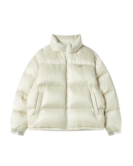 &Aacute;o Kho&aacute;c Stitch Basic Logo Short Duck Down Be