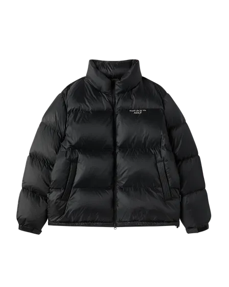 &Aacute;o Kho&aacute;c Stitch Basic Logo Short Duck Down Đen