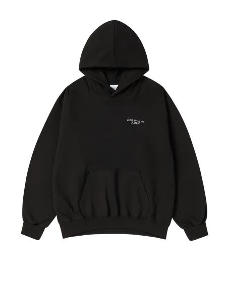 &Aacute;o Hoodie AC Bear Basic Logo Đen