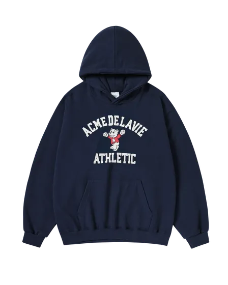 &Aacute;o Hoodie Dancing AC Bear Xanh navy
