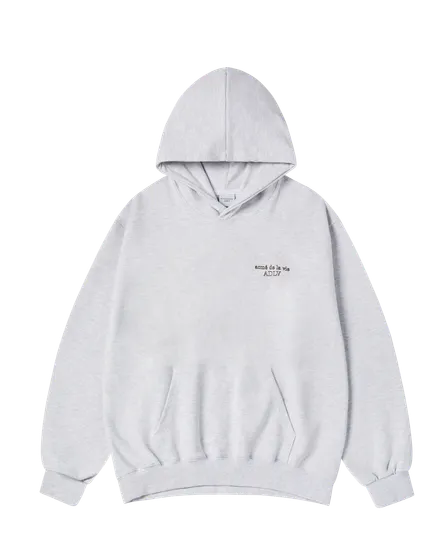 Áo Hoodie Border Line Basic Logo Muối tiêu