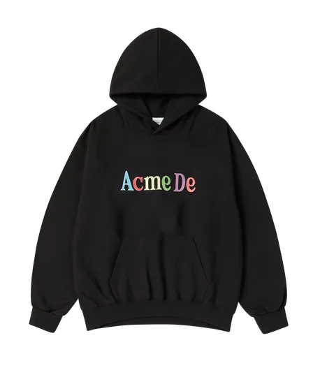 Áo Hoodie Color Logo Đen