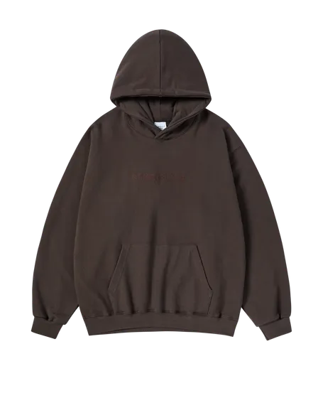 Áo Hoodie Double Line Nâu đậm