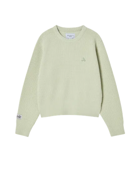 &Aacute;o Len nữ A Symbol Xanh mint