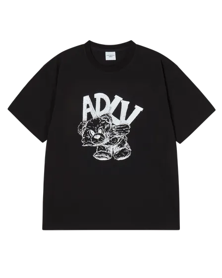 Áo Thun ADLV Piggyback Đen