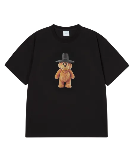 &Aacute;o thun ngắn tay GAT AC BEAR Đen