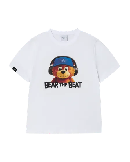 &Aacute;o thun WOMAN HEADPHONE AC BEAR Trắng