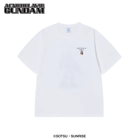 Áo Thun MOBILE SUIT GUNDAM Basic Logo Trắng