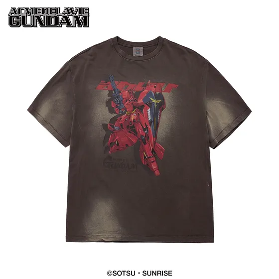 Áo Thun MOBILE SUIT GUNDAM Char's Counterattack Ca cao