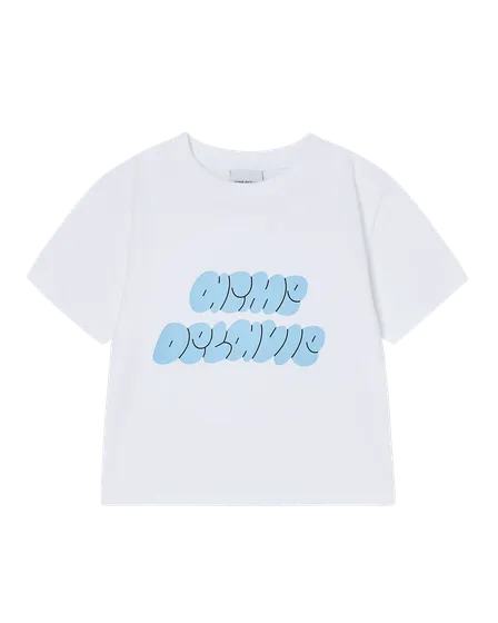 &Aacute;o Thun nữ crop Cloud Font Trắng