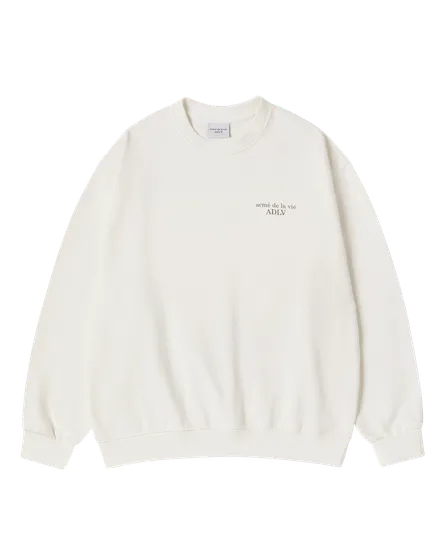 &Aacute;o Nỉ Basic Logo Napping Kem