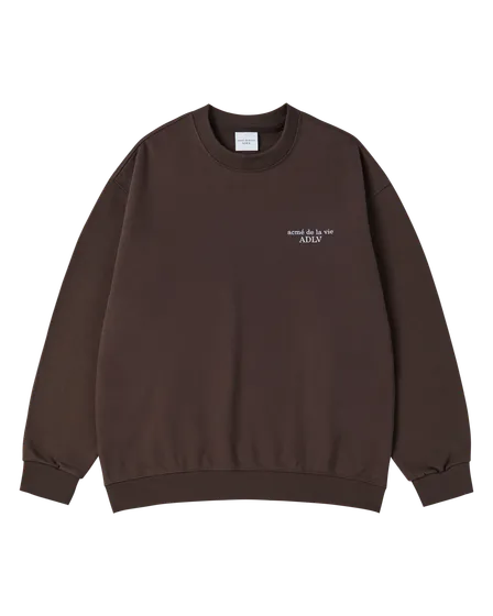 &Aacute;o Nỉ Basic Logo Napping N&acirc;u